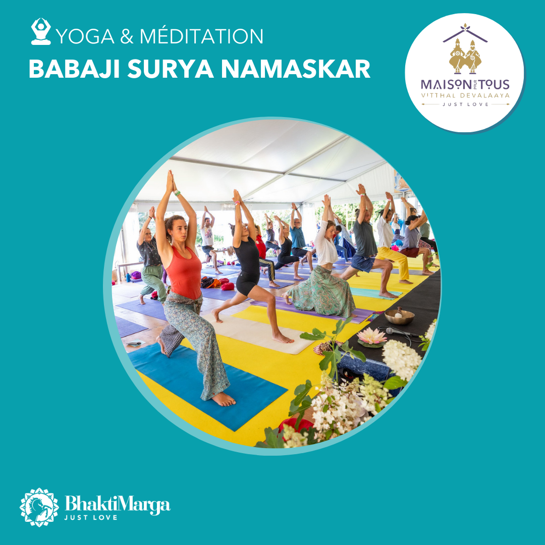 Cours Babaji Surya Namaskar avec Yagnadasi - 18 août 2025