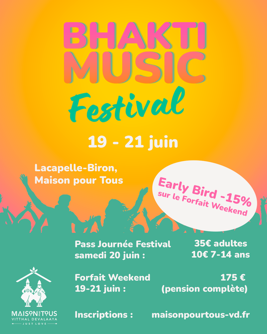 Bhakti Music Festival - 19, 20, 21 juin 2026