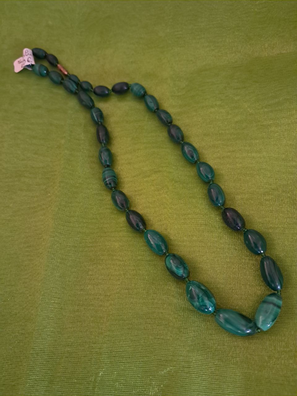 Collier en malachite