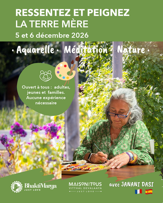 Ressentez et peignez — Aquarelle, méditation et nature - 5 et 6 décembre 2026