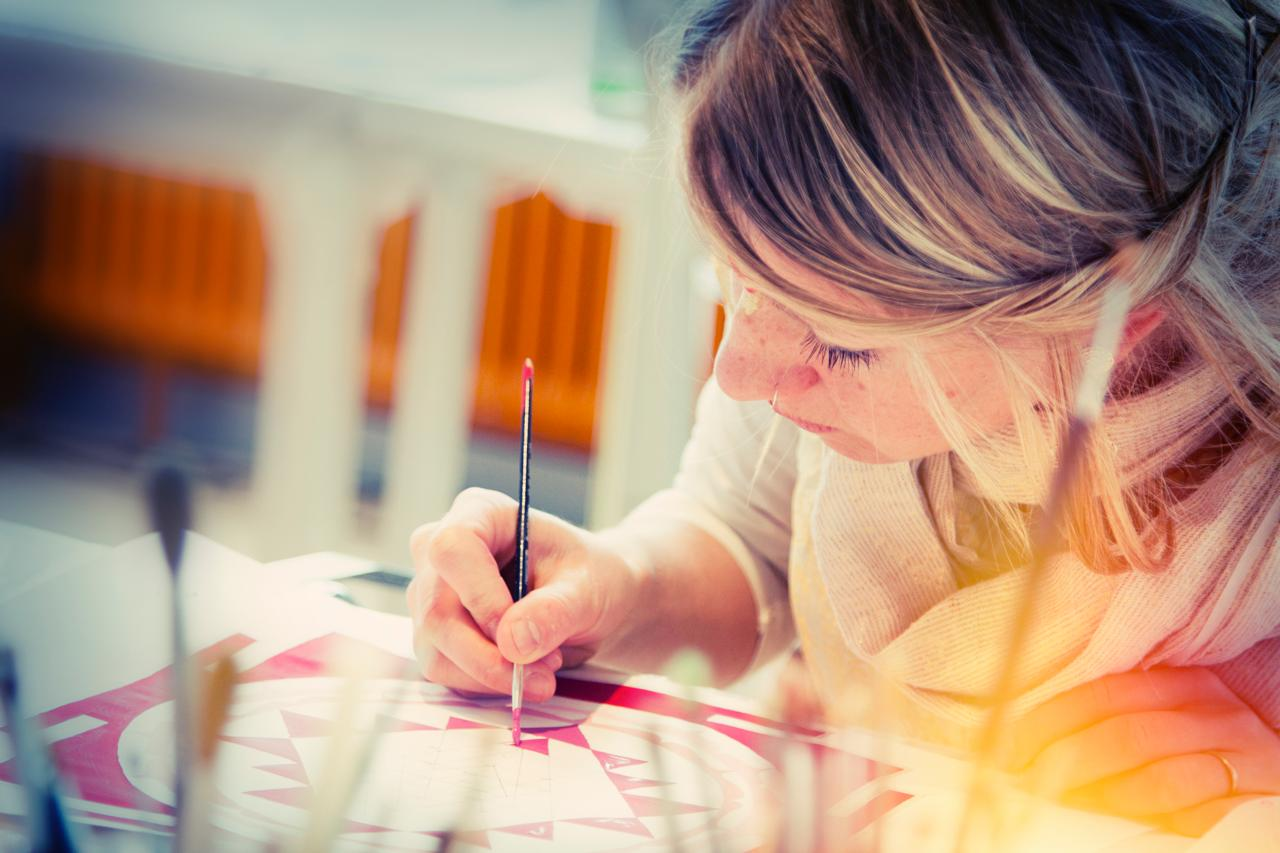 Cours de peinture méditative du Sri Yantra Niveau 1 avec Gayatri Dasi - 6 septembre 2025