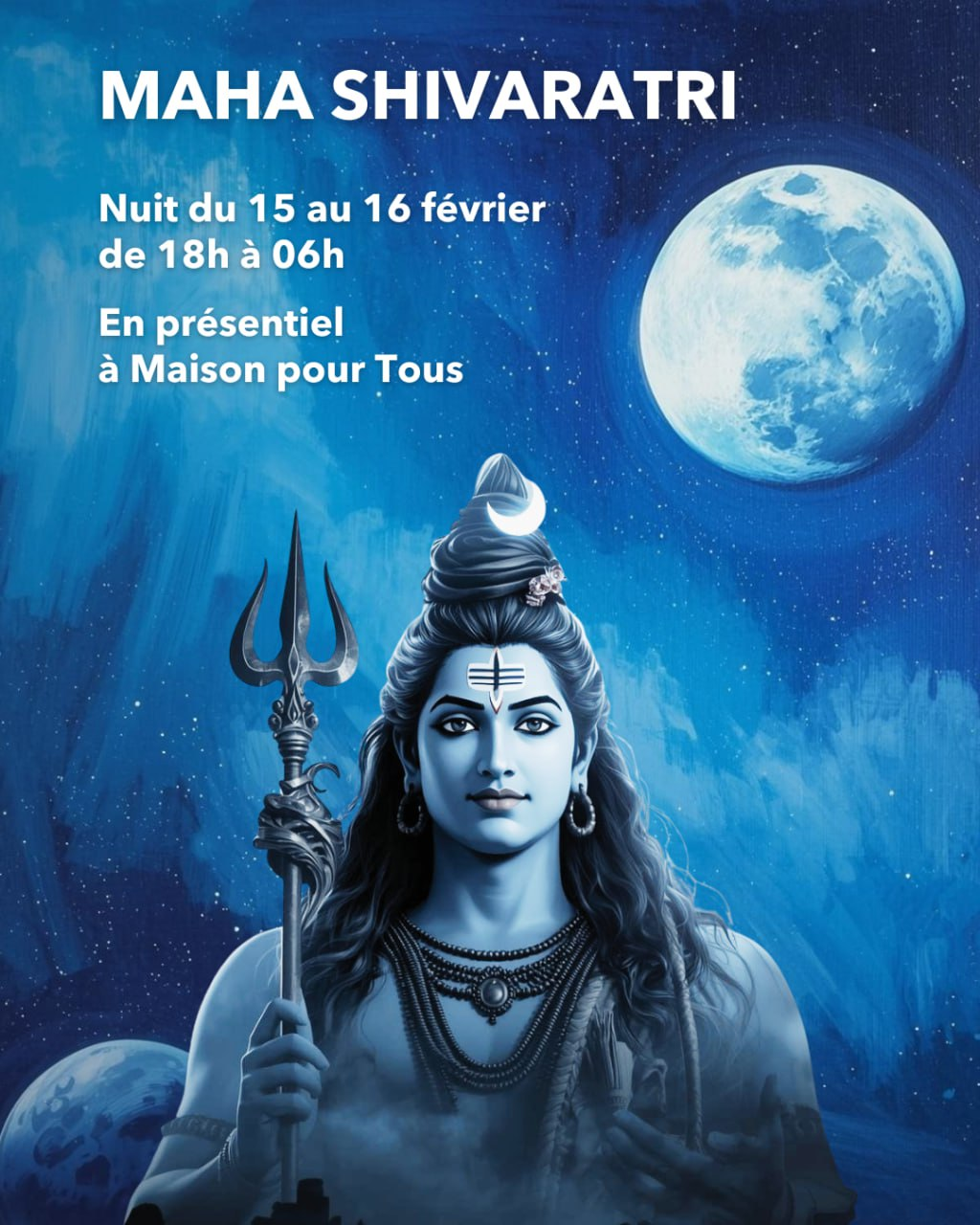 Célébration Shivaratri en présentiel - 15 février 2026